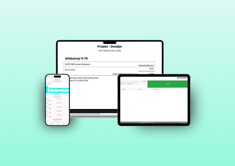 Skærmbillede der viser personale- og opgaveplanlægning for medarbejdere i boligorganisationer